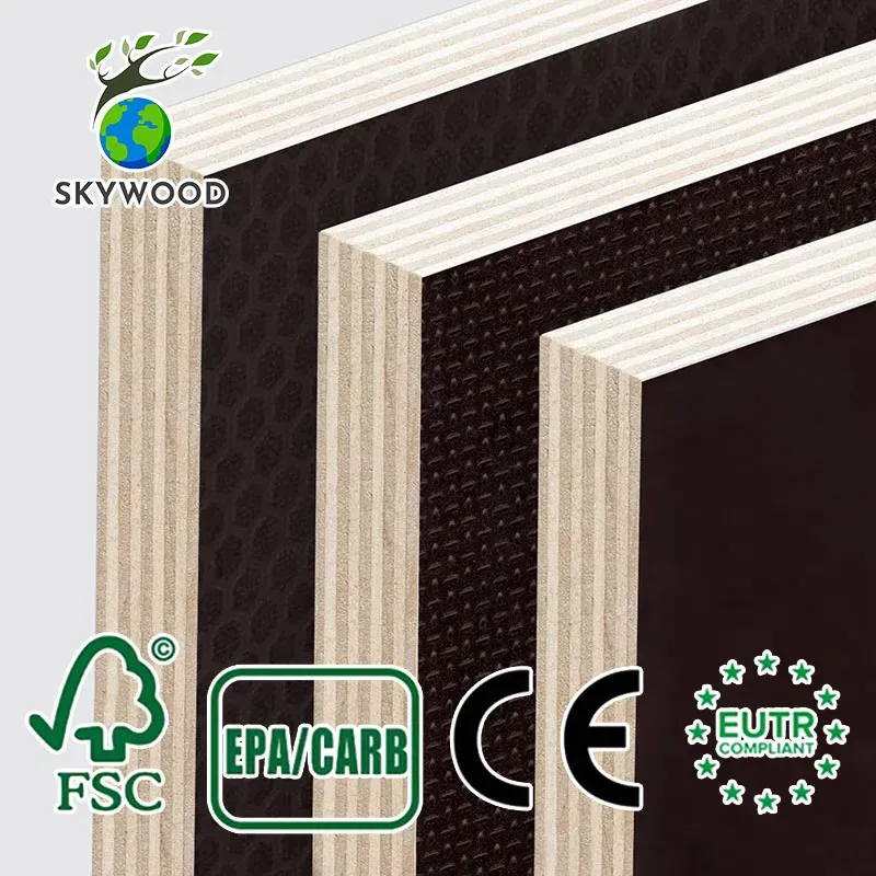 Waterproof Glossy Laminated Plywood Options