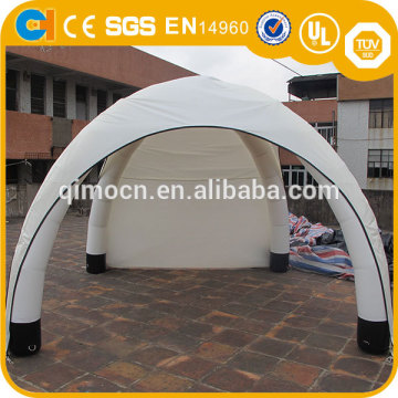White inflatable camping tent , PVC inflatable tent for activities , advertising inflatable tent