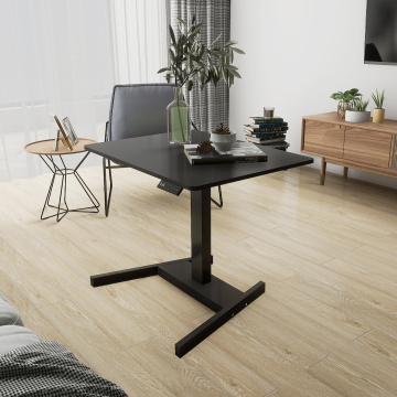 Factory Wholesale Single Leg Adjustable Height Negotiate Table Electric Up Down Desk