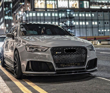 RS3 Style Car Body Kit Full Set vordere Stoßstange für Audi A3/S3 8V (2013-2015)