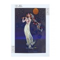 Wind Instrument Ladies Cross Stitch τοίχο ζωγραφική