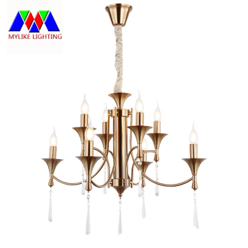 Top Quality American Crystal Ceiling Lamp - LED Chandelier Pendant Light for Bedroom