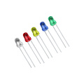 In-line LED f5 colorful high power lamp beads