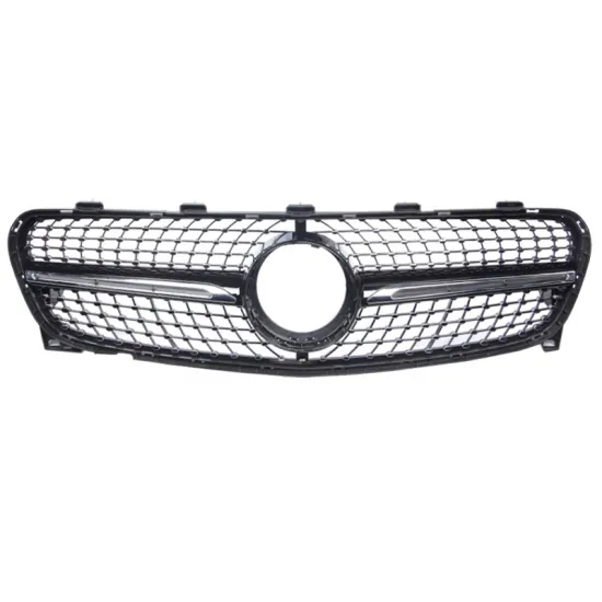 Front Black Grille for Mercedes-Benz GLA (X156) Diamond Grill - 2016, 2017, 2018