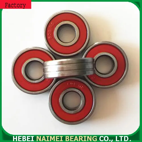 Doubel grooved rooler ball bearings 608