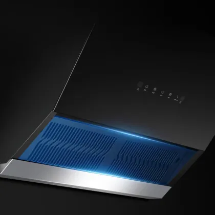 Smart Smoke Extractor Hood for Kitchen - 900mm Range Hood Chimney Exhaust