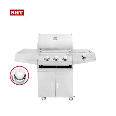 Outdoor Kitchen Grill Gas Grill Small Barbecue Grill Accessories 4 Burner BBQ Grill