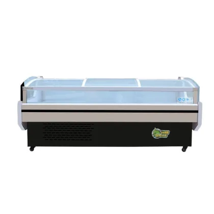 Glass Display Cabinet for Cooked Deli Dishes and Meat Freezer