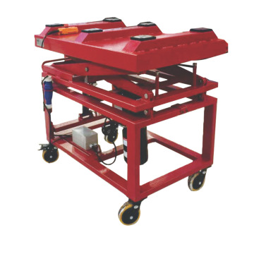 1T Capacity U-DP5 EV Battery Lift Ultrathin Scissor Car Lift for Home Garage