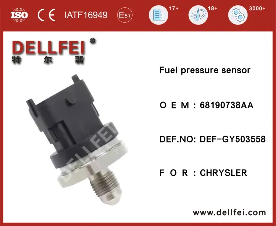 New Fuel Rail Pressure Sensor 68190738AA for CHRYSLER 