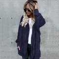 Women Hooded Cardigan Fuzzy Jacket