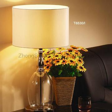 Contemporary Glass fabric Spain Rustic CE Practical Table Lamps