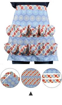 Custom apron telur membuat corak splicing kalis air