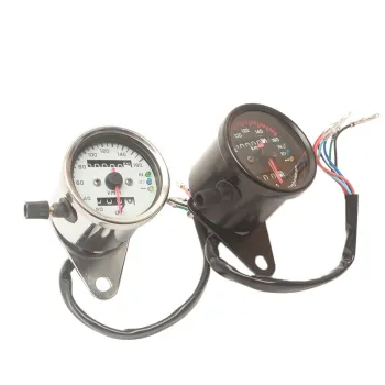 Universal 12V LED Motorcycle Speedometer Odometer with Tachometer for Racing Motorcycles