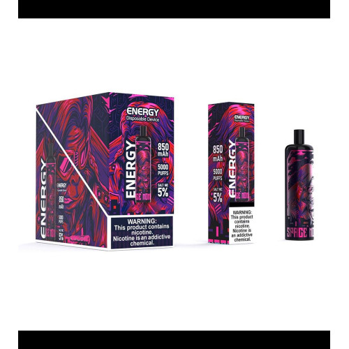 Kit descartável RUOK Energy 5000 Puffs