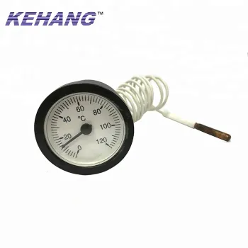 Industrial Vapor Tension Boilers: Hot Water Capillary Thermometers and Pressure Gauges