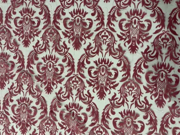 2022 polyester mesh fabric after processing embroidery piece flowers and leaves messy mesh fabric