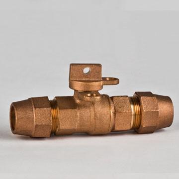 Bronze Ball Valve Curb Stops