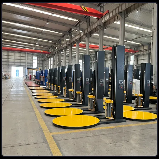 Turntable Automatic Stretch Film Pallet Wrap Machine