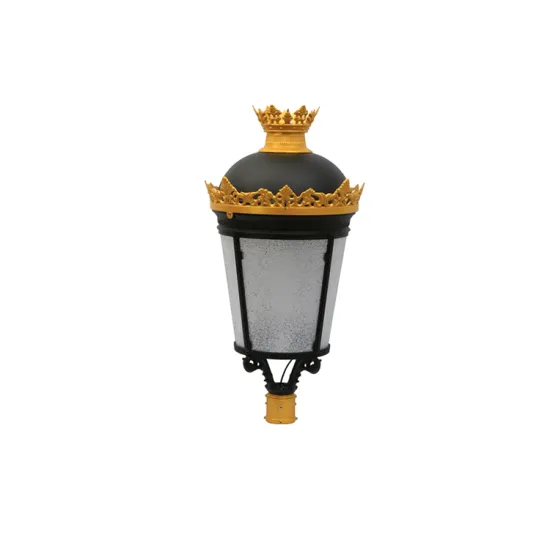 Antique Style Waterproof LED Garden Light and Poles