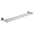 Double Towel Bar In Chrome Wall Mounted
