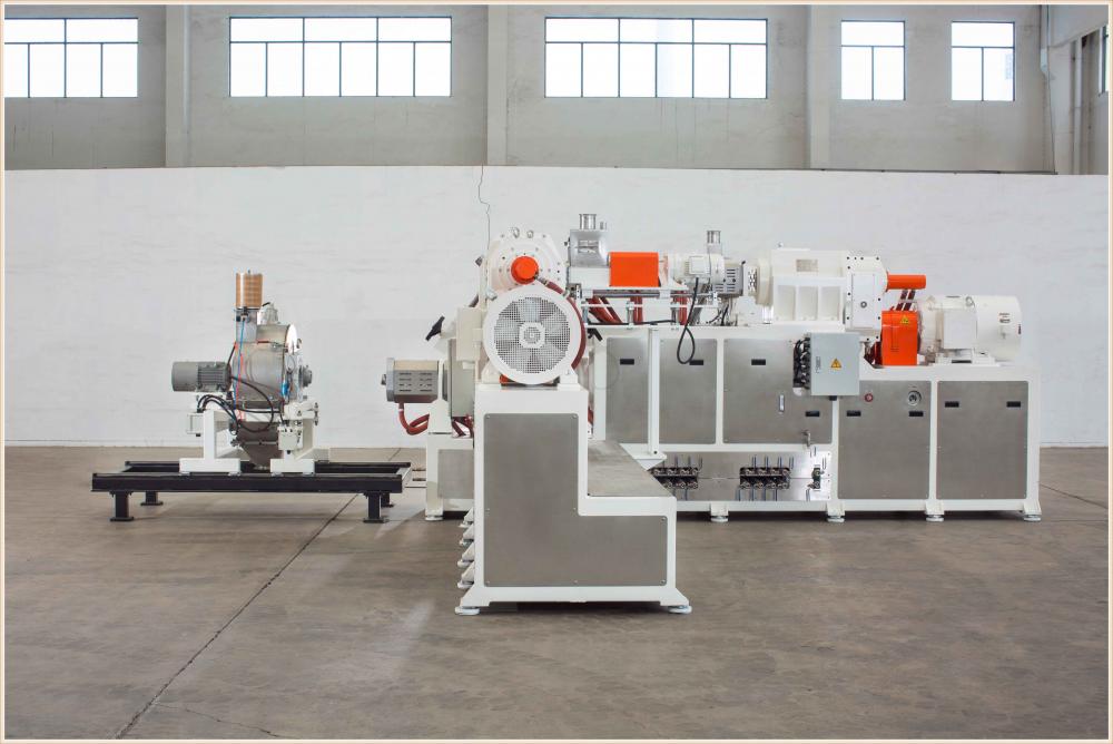 PVC Single Screw Co kneader Extruder Production Line