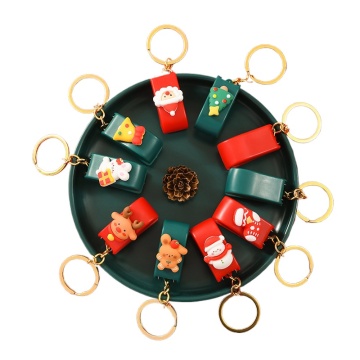 Mini Plastic Stapler for Students and Office Use - Cartoon Christmas Design