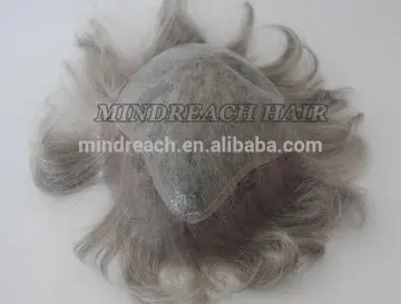 New arrival customed gray hair wig for men
