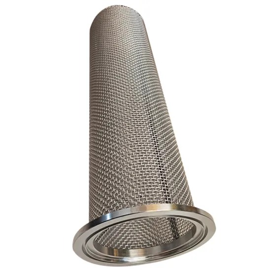 Metal Multiple Layer Wire Mesh Cylinder Filter Tube SS 304 Round woven wire filter cartridge