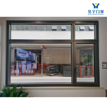 Pantalla de ventana con corte de puente aislado para diseño abatible