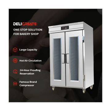 Harga Kilang Peralatan Penaik Komersial: Pintu Double Door Electric untuk Croissant Bakery dan Roti
