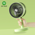 Ventilador eléctrico de mano de mano portátil Ventilador de mesa de escritorio ventilateur