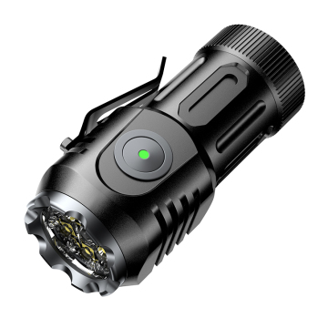 Mini LED Strong Light 5-Head Universal Flashlight: Convenient, Small, Multi-Functional & USB Rechargeable