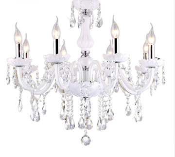 Lustre en cristal en verre K9 - Éclairage pendentif moderne de luxe pour chambre à coucher et salon de l'hôtel