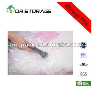 Family Use Cube Vacuum Bag /painted vacuum storage bag