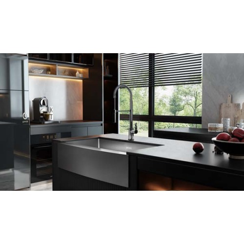 Фартук передней кухонная раковина PVD Color Kitchen Basin