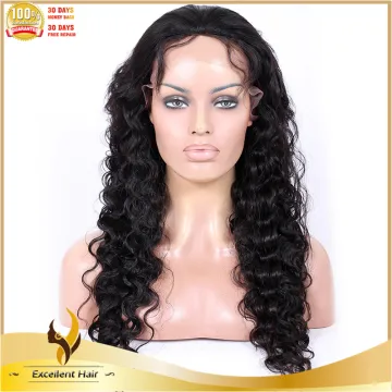 Ali baba brazilian hair virgin full lace wigs glueless with silk top baby hair
