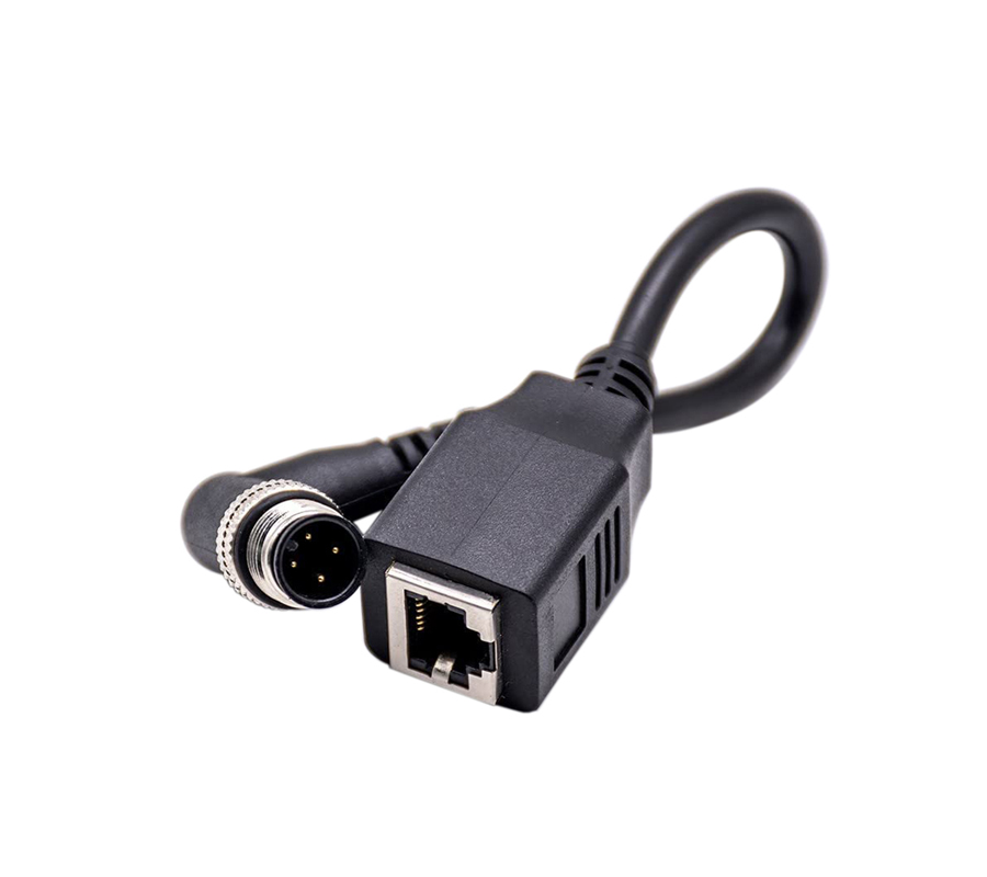 rj45 to M12 4 pin connection cable