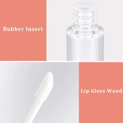 Clear Lip Gloss Tube Refillable Empty Lip Bottles