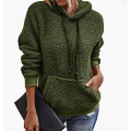 Fall Winter Women`s Fuzzy Fleece Hoodies