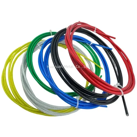 Low Price Blue PVC Coated Galvanized Steel Wire Rope
