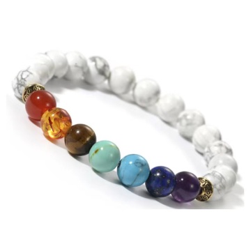 Wholesale Hot Sale Seven Chakras Crystal Bracelet for Family and Friends