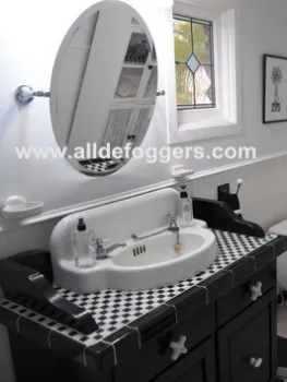 Fogless Shower Mirror with mirror demister australia