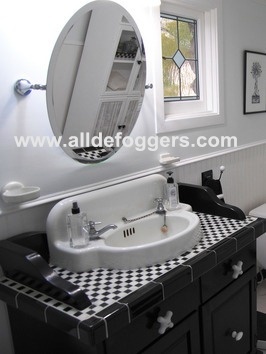 Fogless Shower Mirror with mirror demister australia