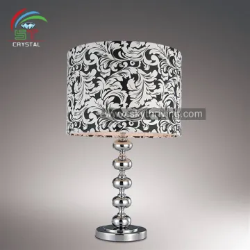 fabric shade table lamp for home decor