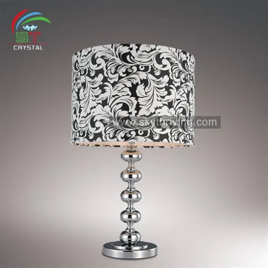 fabric shade table lamp for home decor