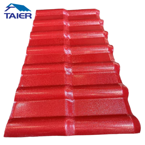 UV-প্রতিরোধী ঢেউতোলা APVC ছাদ টাইলস