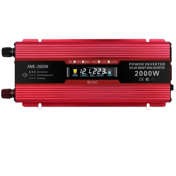 Universeller LCD -LED -Voltmeter -Wandlertransformator mit reinem Sinuswellenwechselrichter für EU -Sockel