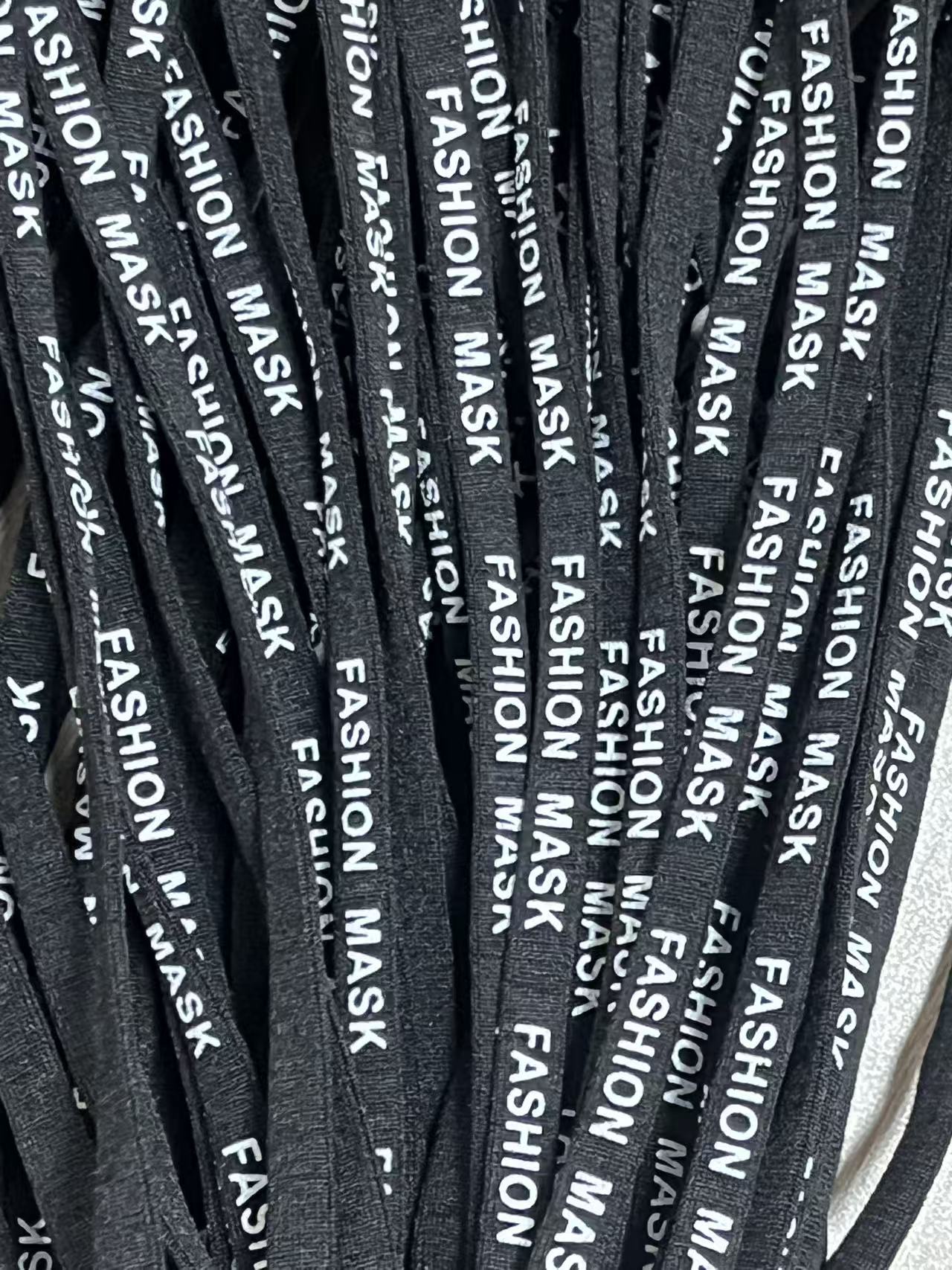 Mask Ear Strap with Printed Logo