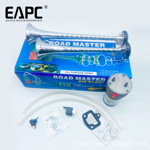 TZ-304 FA-LA-FA-LA Road Master Truck 12V Air Horn Kit